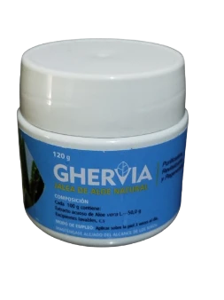 Jalea de Áloe Natural Ghervia. 120 g.'s foto | PDL Lavanda JY |  BizneCubano
